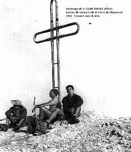 COLO JEUNE FRANCE 1956 sommet avec JL Mas